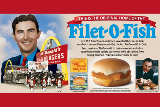 Origin of McDonad's Fillet O Fish
